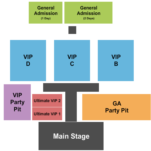 Eau Claire Event District Summer Jam Seating Chart